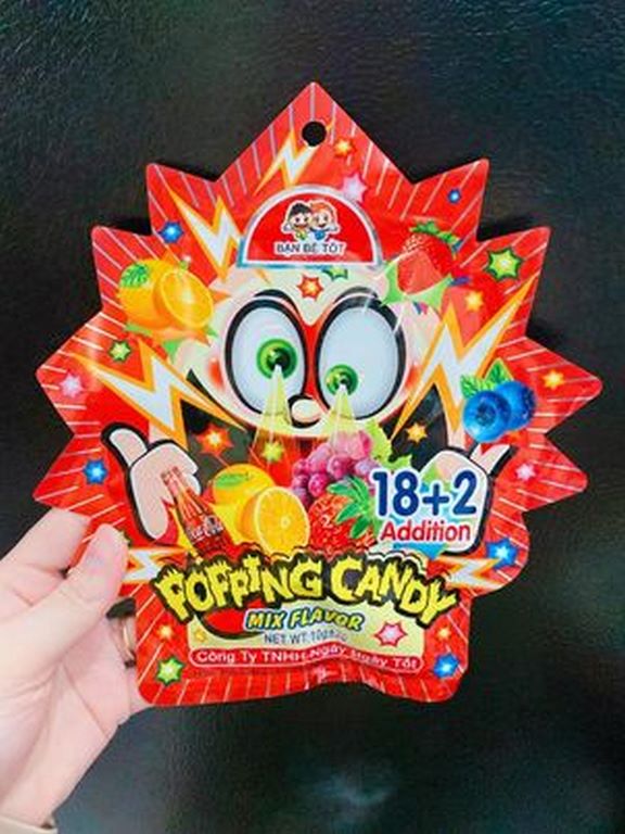 Kẹo nổ popping candy trái cây - ăn là ghiền