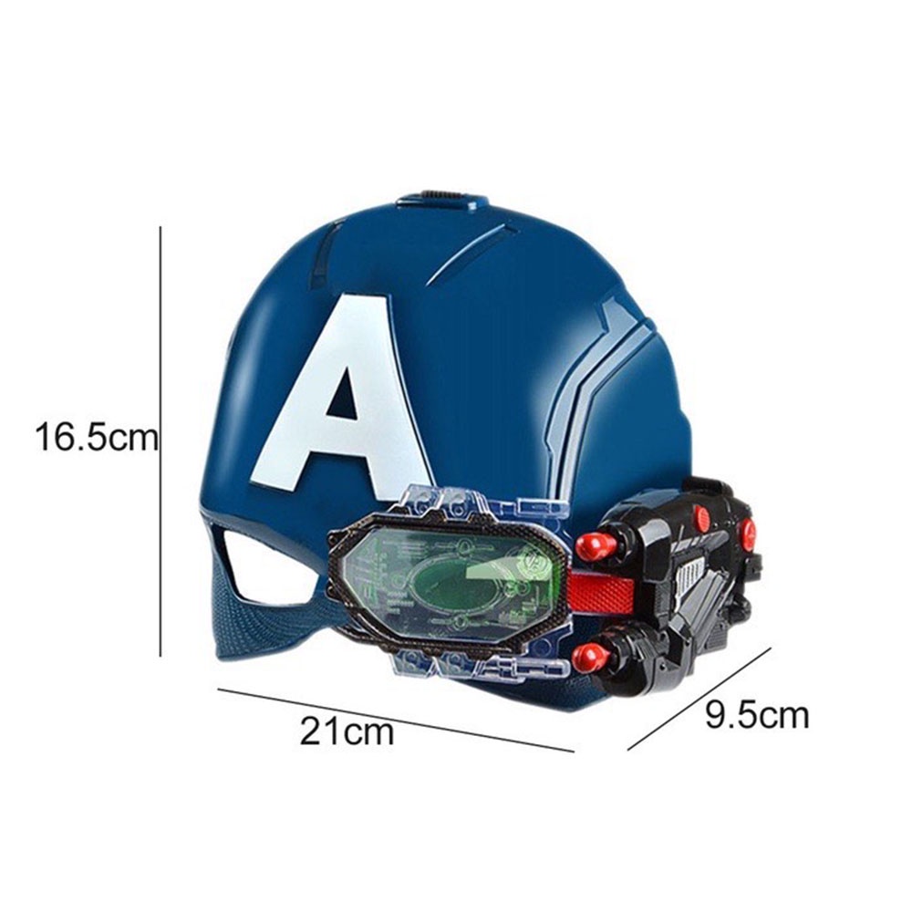 ( Hàng có sẵn ) Mũ Captain America có đèn, có thể ban được