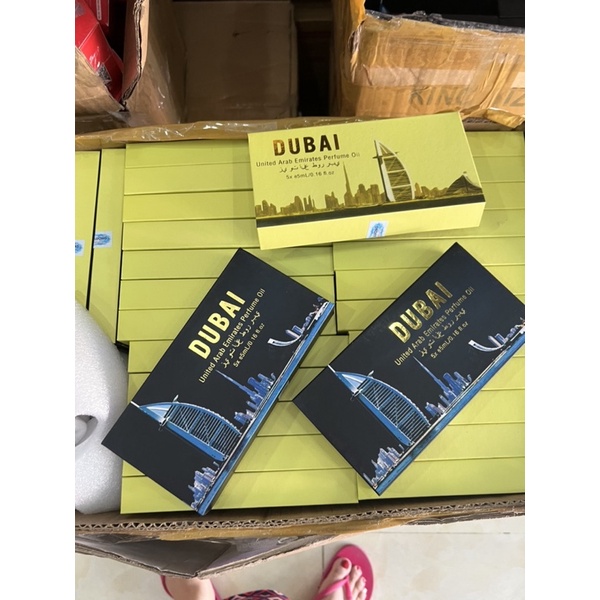 SET 5 CHAI TINH DẦU NƯỚC HOA DUBAI