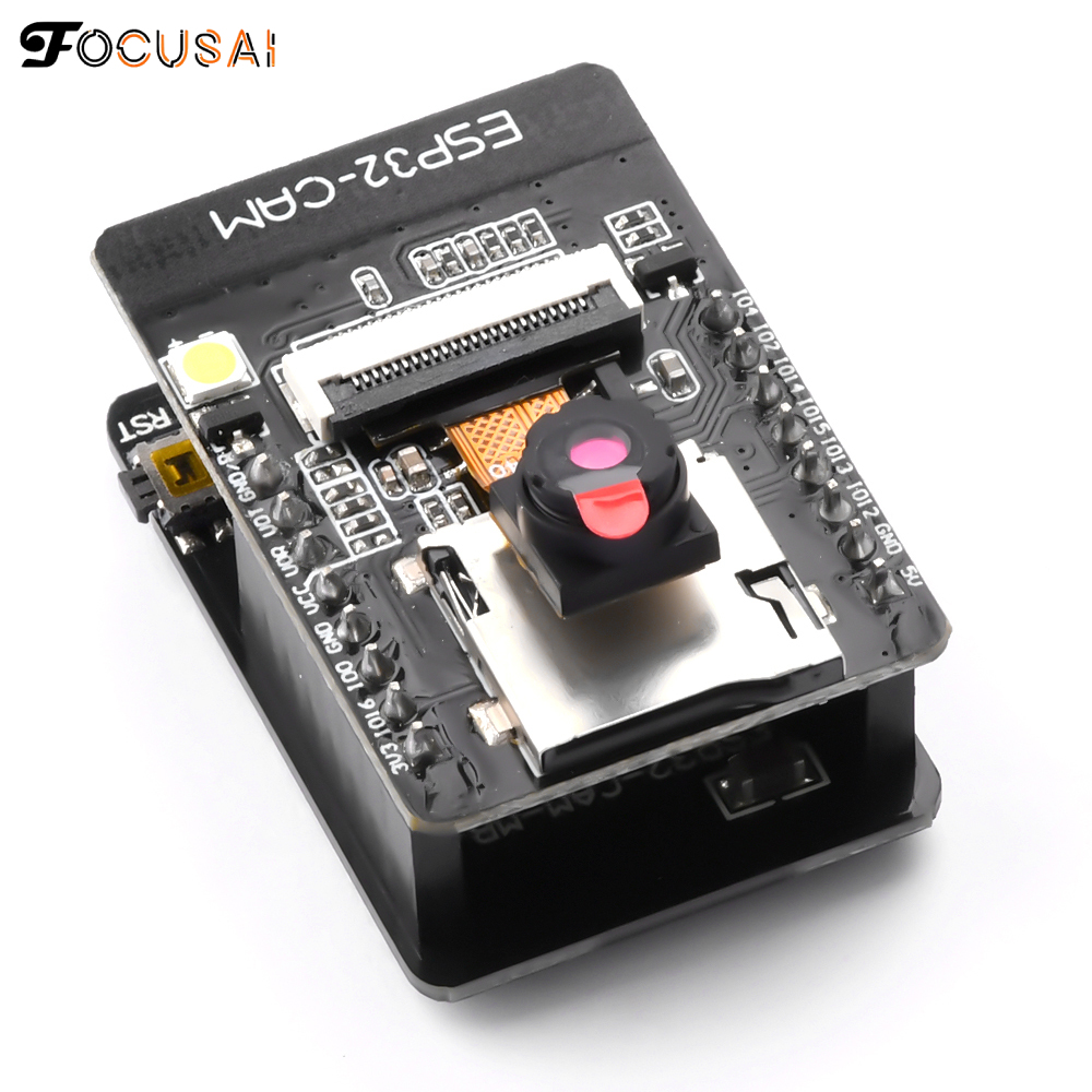 Focusai ESP32-CAM ESP32-CAM-MB Wifi Bluetooth bảng mạch phát triển ov2640 mô-đun máy ảnh CH340G cho Raspberry Pi