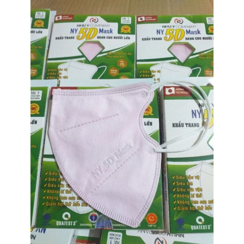 Combo 10 hộp khẩu trang 5D Như Ý