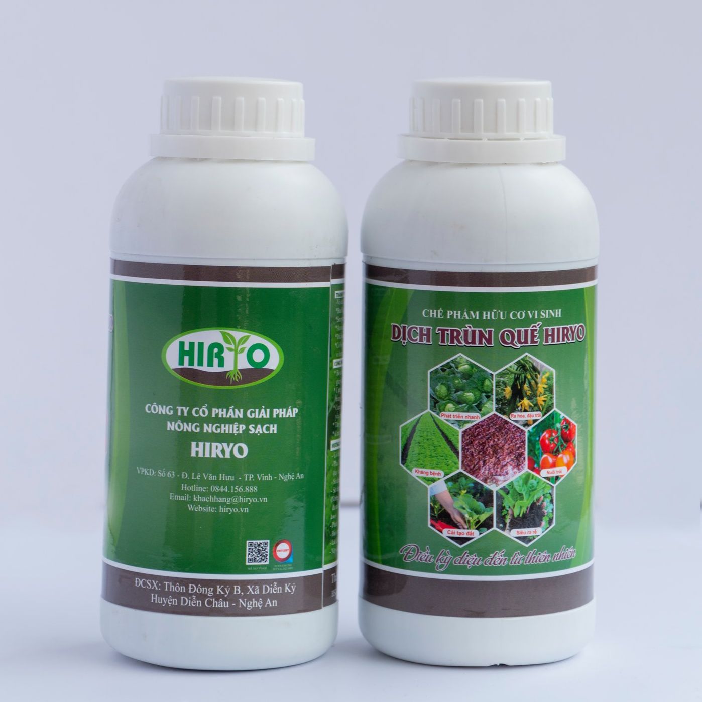 Phân bón hữu cơ cao cấp dịch trùn quế hiryo - chai 500ml
