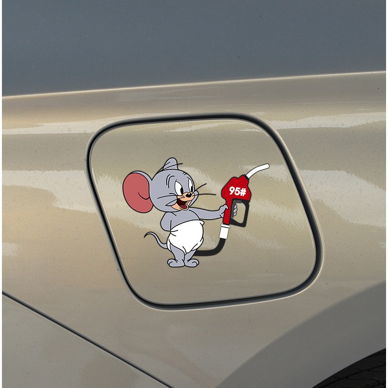 Decal Dán Xe nắp bình xăng Jerry