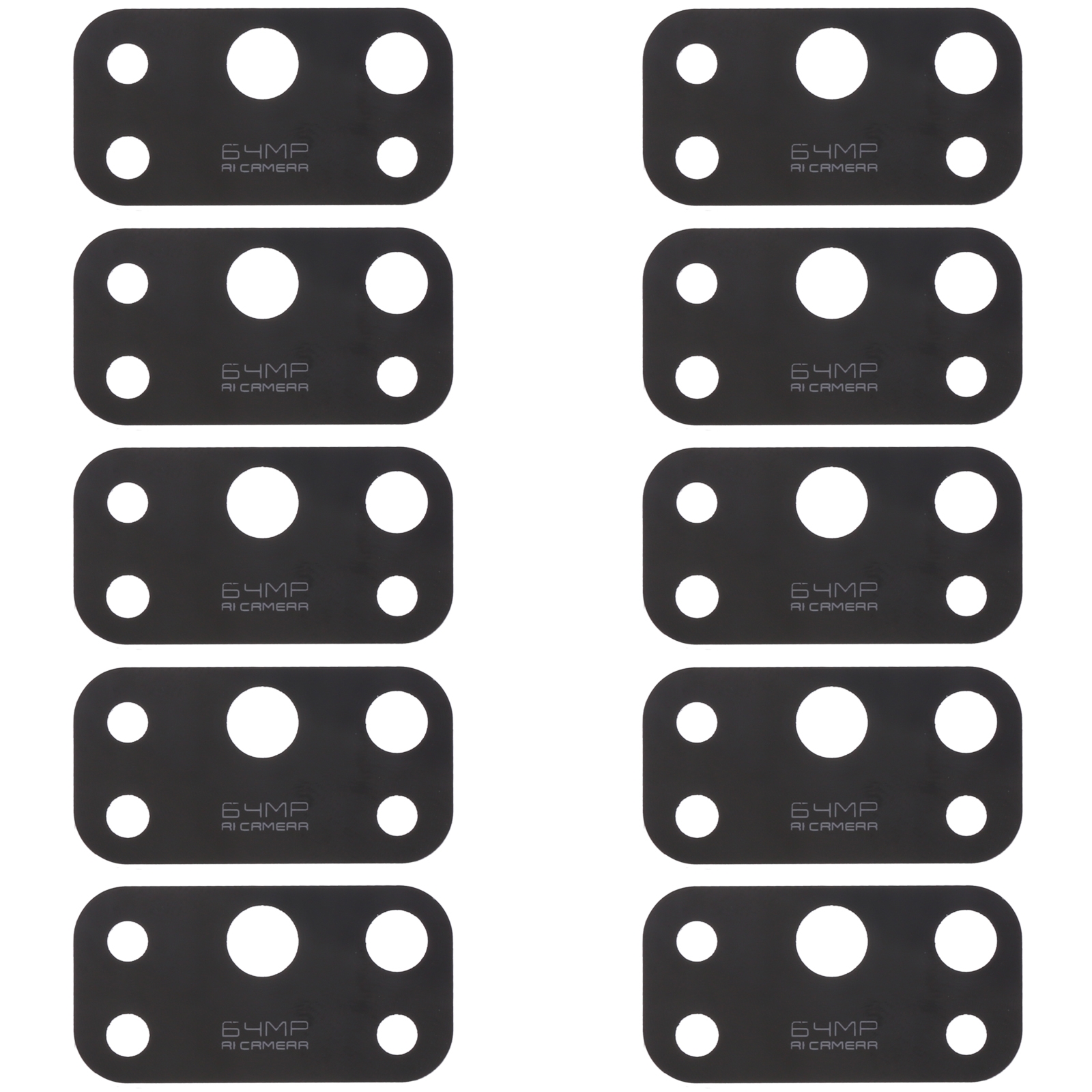 For oppo realme 7 pro rmx2170 10pcs back camera lens