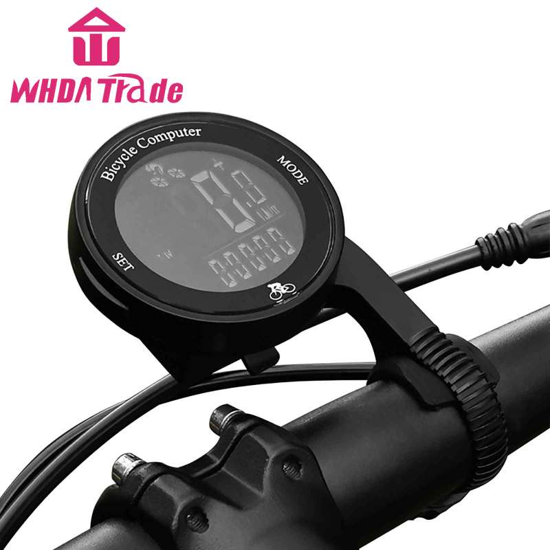 Không Dây máy tính Xe Đạp Không Thấm Nước Đồng hồ đo đường cho xe đạp đa chức năng màn hình LCD Đồng hồ đo tốc độ đạp xe Xe Đạp Leo Núi Đồng hồ tốc độ