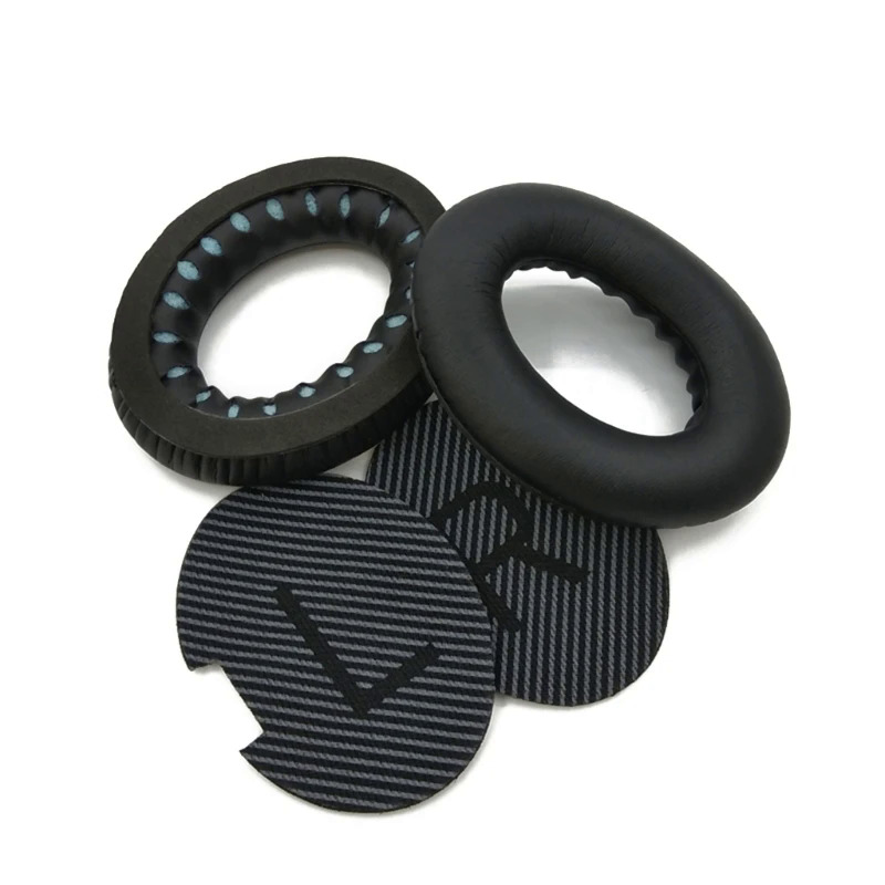 Replacement Sponge Leather Ear Pads Cushion Muffs for Bose QuietComfort A2E QC15 QC25 Headphone Earpads Sleeves