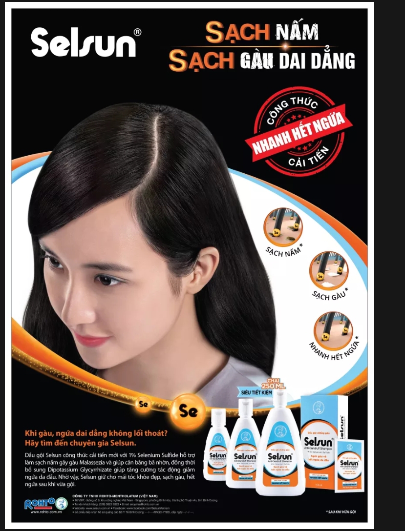 Dầu gội chống gàu Selsun 50ml