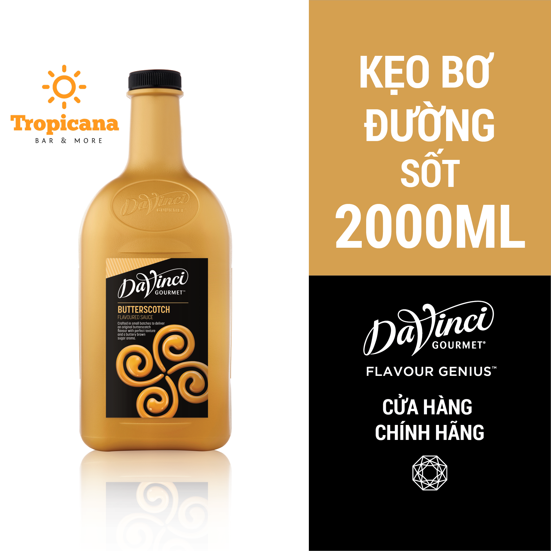 Sauce Davinci Gourmet đủ vị - Chai 2L