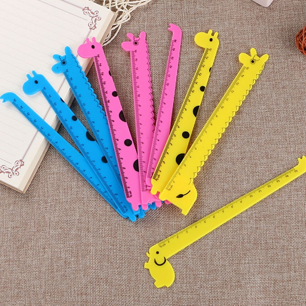 MMLUCK Double Sided Standard Stationery Architect Supplies Engineers Accessory Gauging Tools Ruler Giraffe Ruler Drafting Supplies Straight Ruler