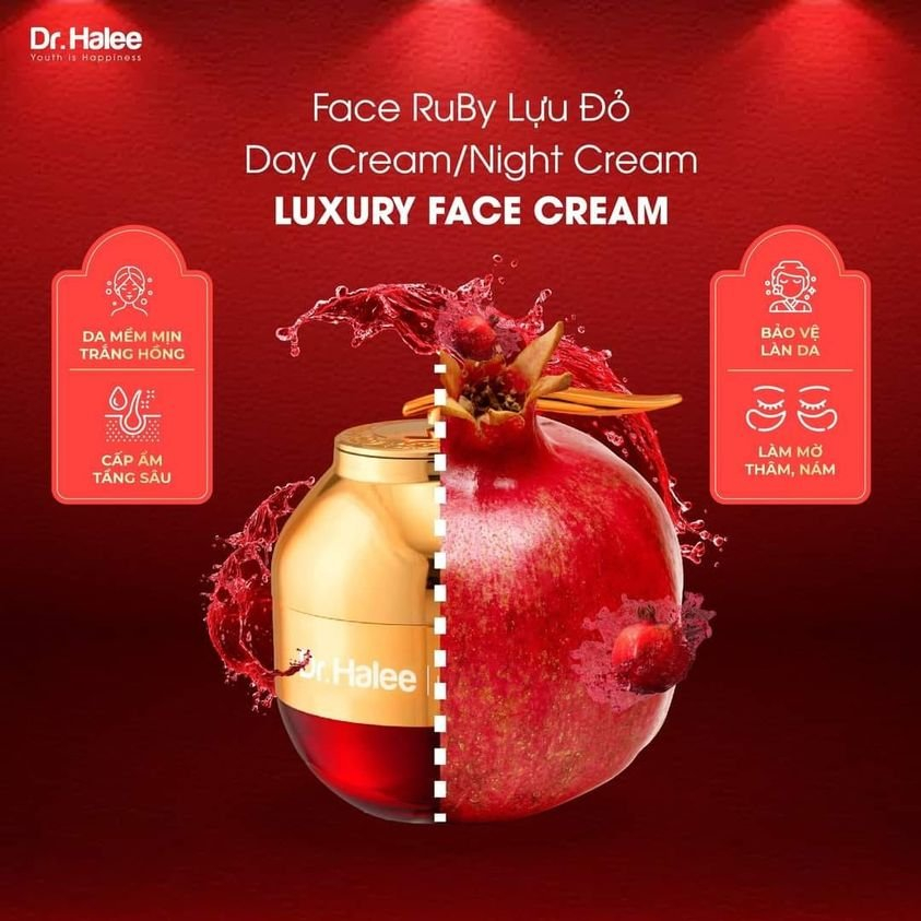 Combo kem dưỡng và serum trắng da cấp ẩm Dr.Halee