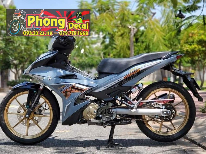 Tem rời yamaha exciter 150 mx king xám xi măng