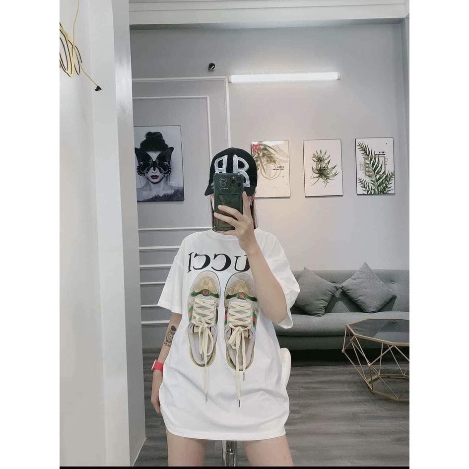 (Freeship) Sét Áo Phông Giày G.C và quần Legging Siêu Cá Tính