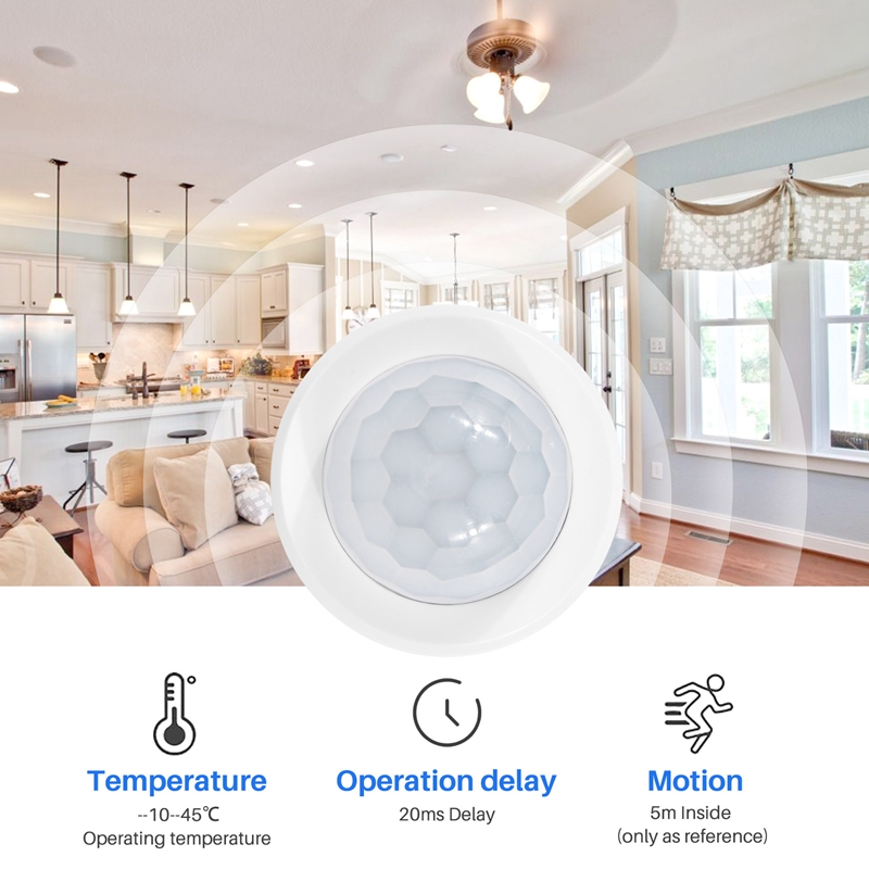 Movement Body Sensor Zigbee 3.0 Tuya Mini Smart Human Motion PIR Transducer Smart Life Home Wireless Connection Light
