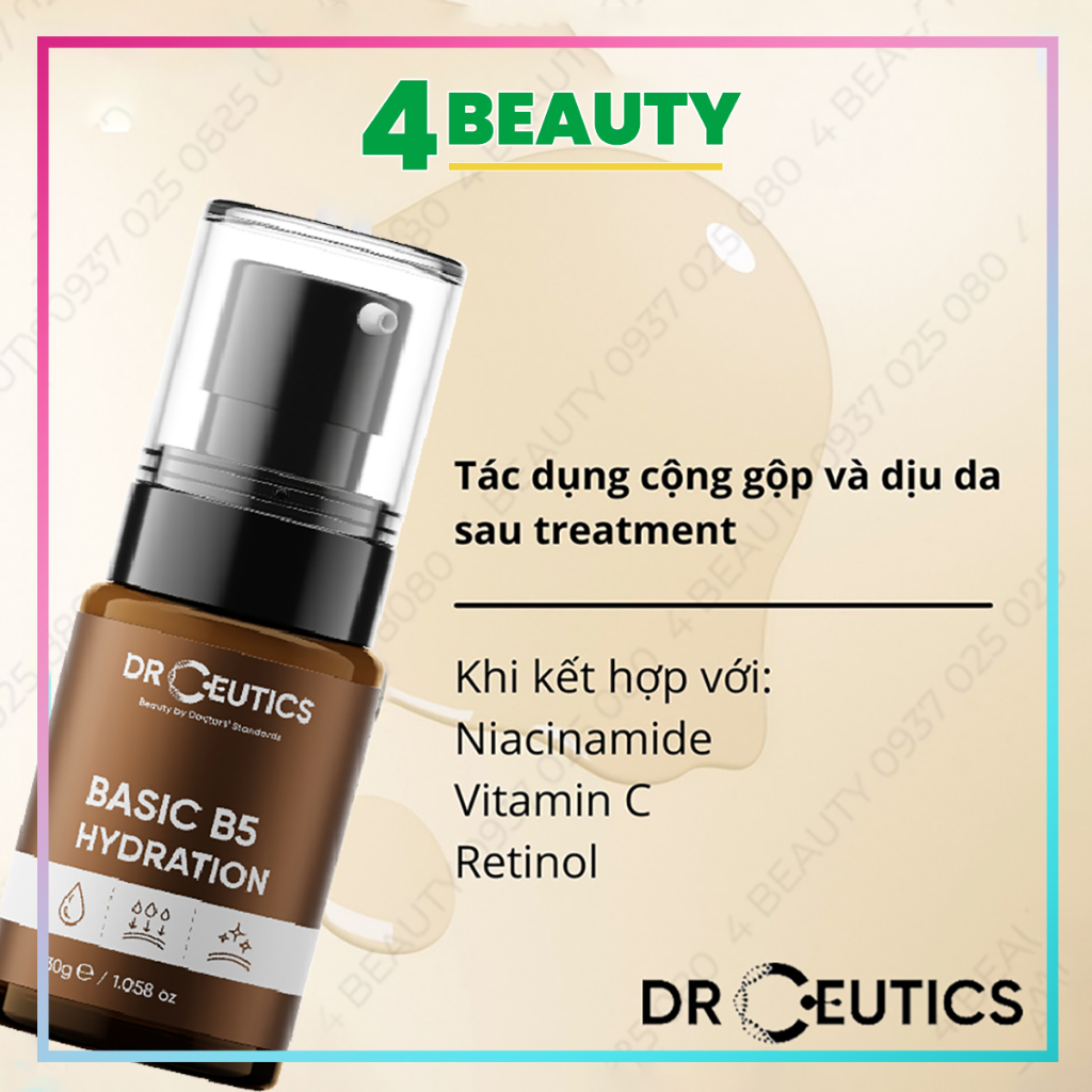 Tinh chất dưỡng Serum B5 DrCeutics Cho Da Dầu Mụn - Serum DrCeutics B5