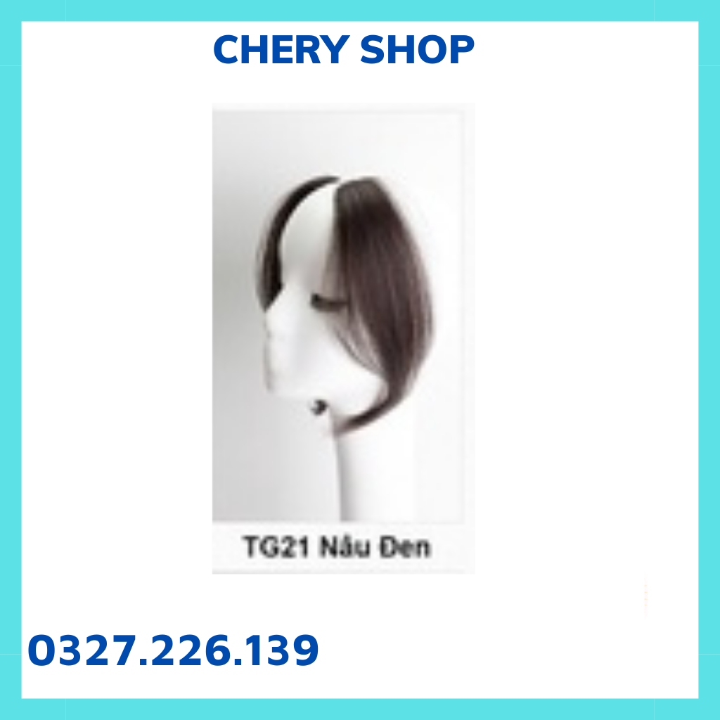 Tóc mái giả, mái giả layer phong cách Hàn quốc làm bằng sợi tơ cao cấp 2 bên trái phải