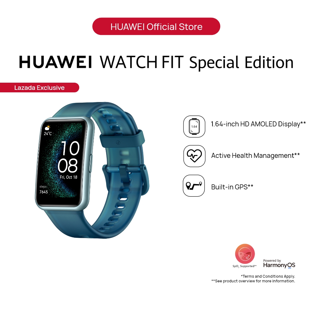 HUAWEI WATCH FIT Special Edition Smartwatch | 1.64-inch HD AMOLED