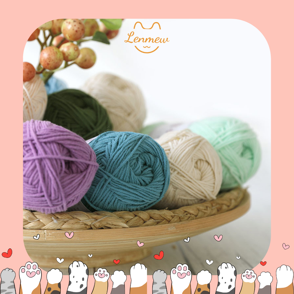 Len Baby Yarn Chính Hãng (Cuộn 40G) (Bảng Màu 51 - 67)