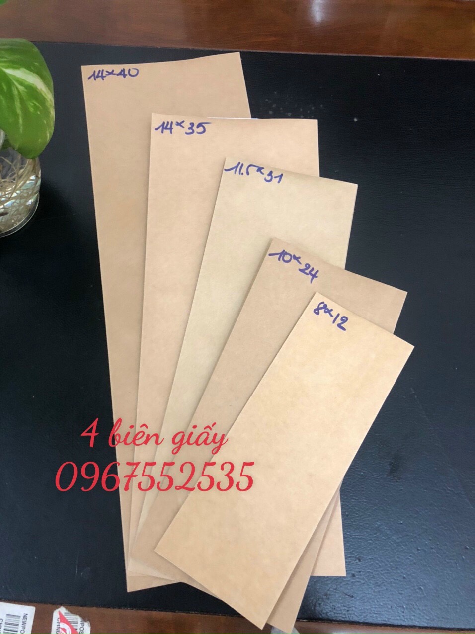 Túi 4 biên giấy, 4 mặt giấy, đựng bột, trà, cafe. [Link 1kg/size]