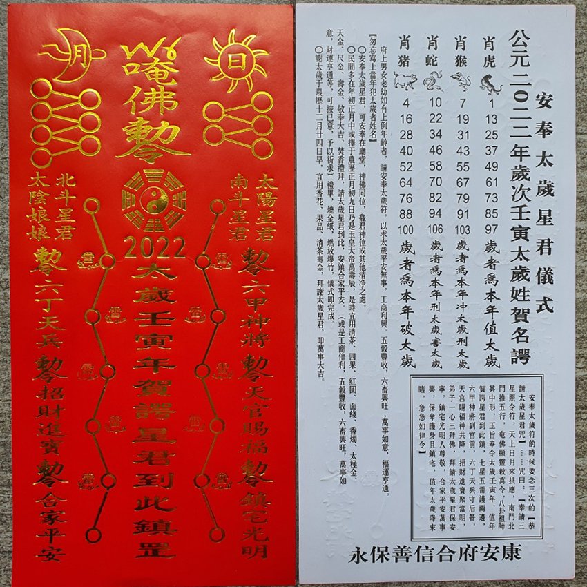 Phù Thái Tuế 2022
