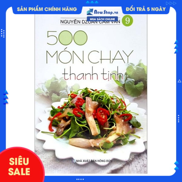Sách - 500 món chay thanh tịnh - tập 9 - newshop