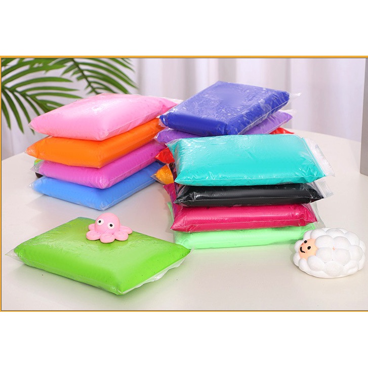 Đất nặn, Đất sét xốp siêu nhẹ an toàn 12/24 màu