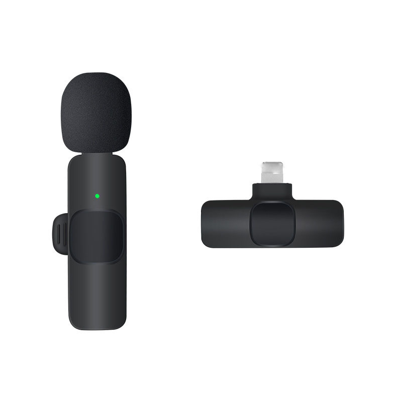 🎙️COD+original+Ready Stock 🎙️K9 Wireless Microphone mic 2.4GHz for iPhone & Type-C with Clip Professional Mic Live Broadcast Mobile