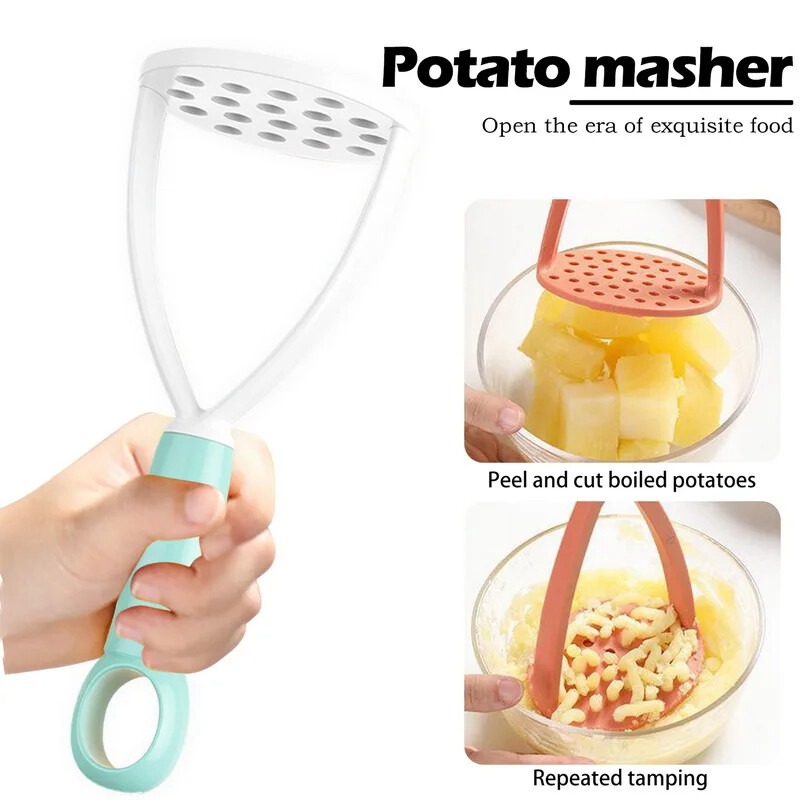 Household Potato Press Masher Fruit Vegetable Press Juicer Crusher Squeezer Hand Pressing Kitchen Cooking Tools