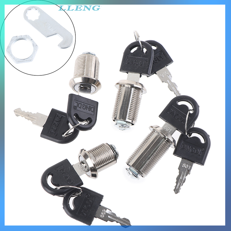 LLENG Hardware Cylinder Locks Door Cabinet Mailbox Padlock Drawer Cupboard Lock