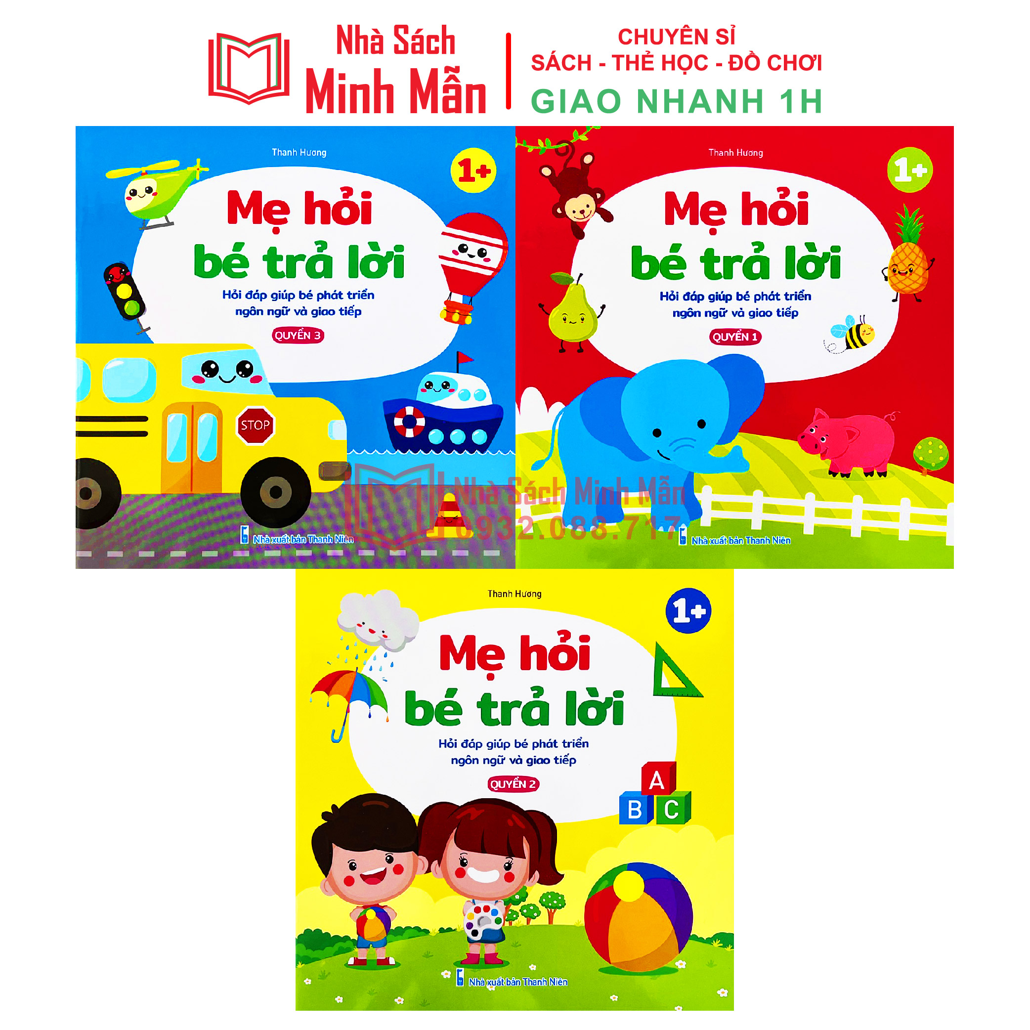 Combo 3  quyển mẹ hỏi bé trả lời
