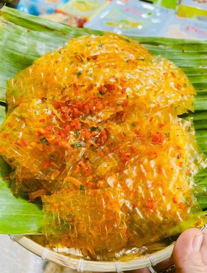 Bánh Tráng Vuông Trộn Sate Tôm 50gr