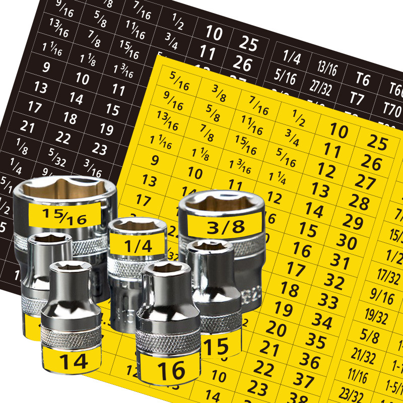 180 Pcs/set Master Socket Quick & Easy Reminder Label Stickers Chrome ...