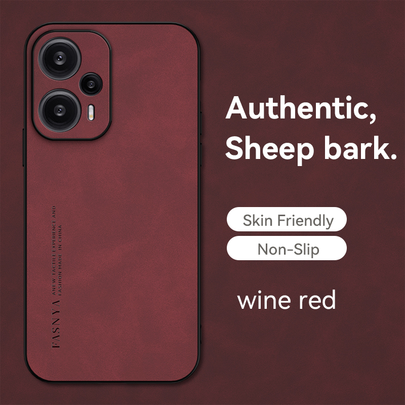 For Xiaomi Redmi Note 12 Turbo Case Redmi Note12Turbo TPU Soft Shockproof Matte Phone Casing Leather Texture Cover