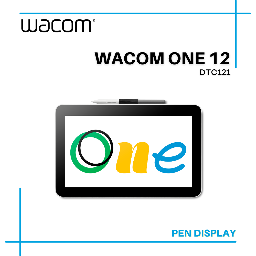 Wacom One 12 (DTC121) Graphic Drawing Pen Display Tablet | Lazada