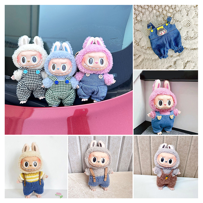 1PC%20Plush%20Doll'S%20Clothes%20For%20Labubu%20Dolls%20Sweater%20Closure%20Pants%20Clothing%20DIY%20QUANYIN%20-%20Image%204