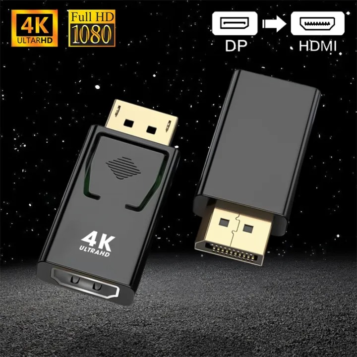 Đầu chuyển displayport dp to hdmi hỗ trợ 4k