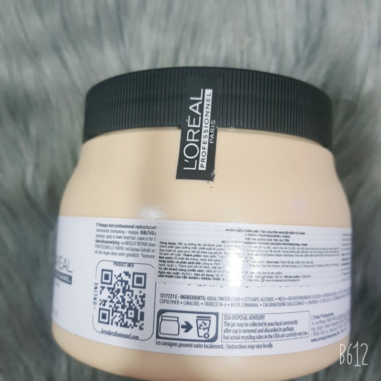 Dầu hấp phục hồi tóc hư tổn AbsolutRrpair