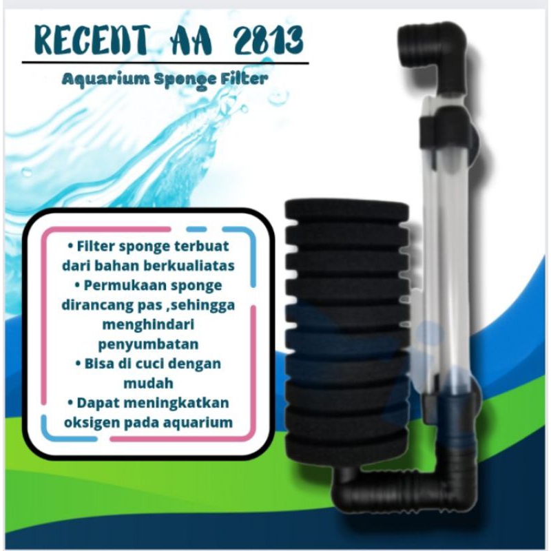 BIO SPONGE FILTER AQUARIUM RECENT AA 2813
