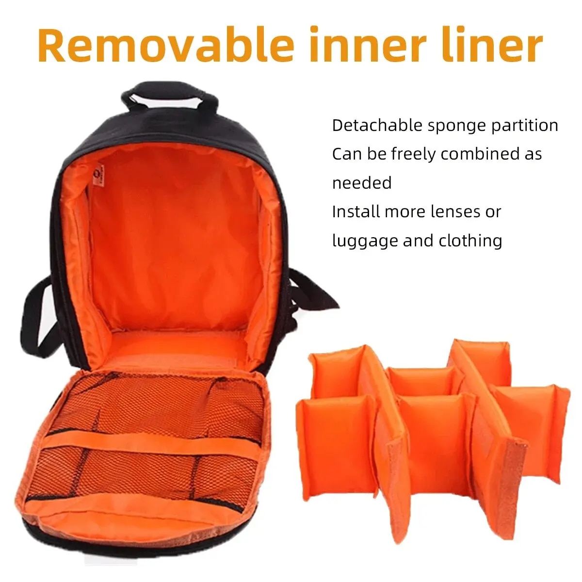 Multi-Ftional Outdoor Camera Backpack Video Digital Shoulder Camera Bag Waterproof Camera Photo Bag Case For DSLR