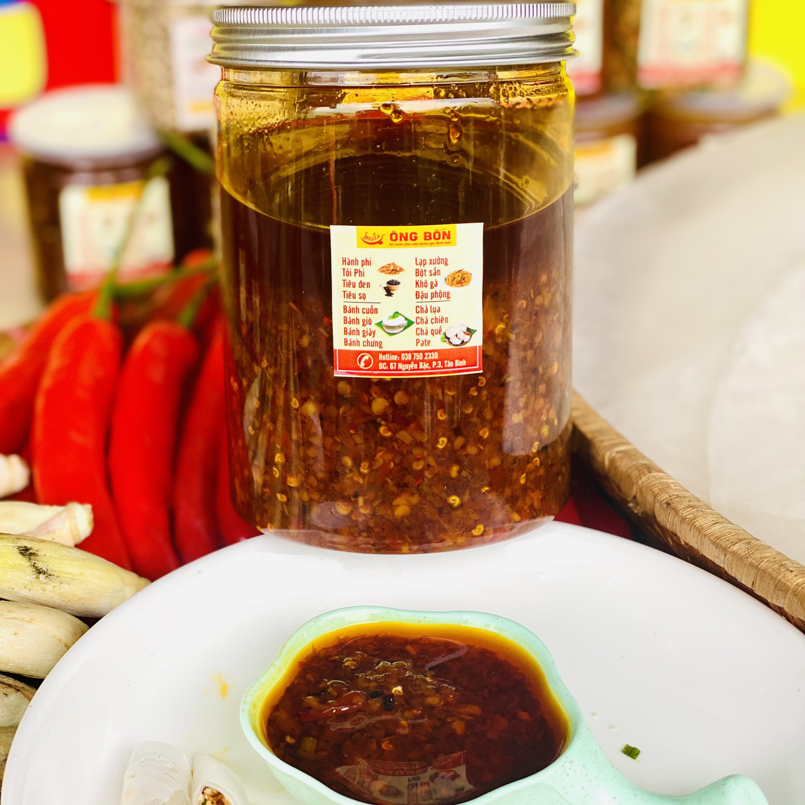 Sa Tế Ớt ÔNG BỐN - Cay Vừa, Thơm Nồng