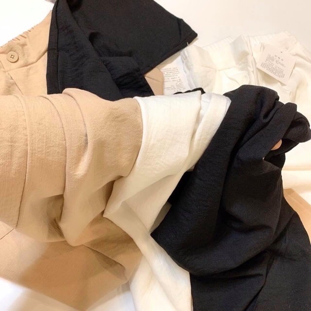 Quần culottes ống rộng đũi dáng dài siêu hack dáng