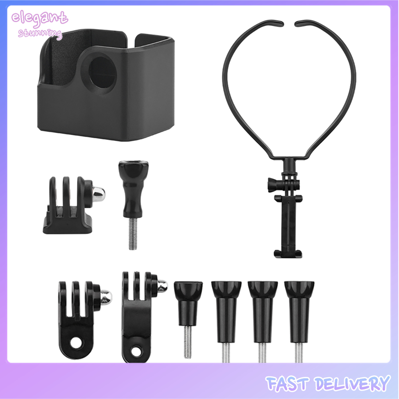 Elegantstunning gậy selfie Adapter xách tay Bộ chuyển đổi Camera thiết bị bảo vệ khung gắn kết giá mở rộng tương thích cho Osmo Túi 3 máy ảnh