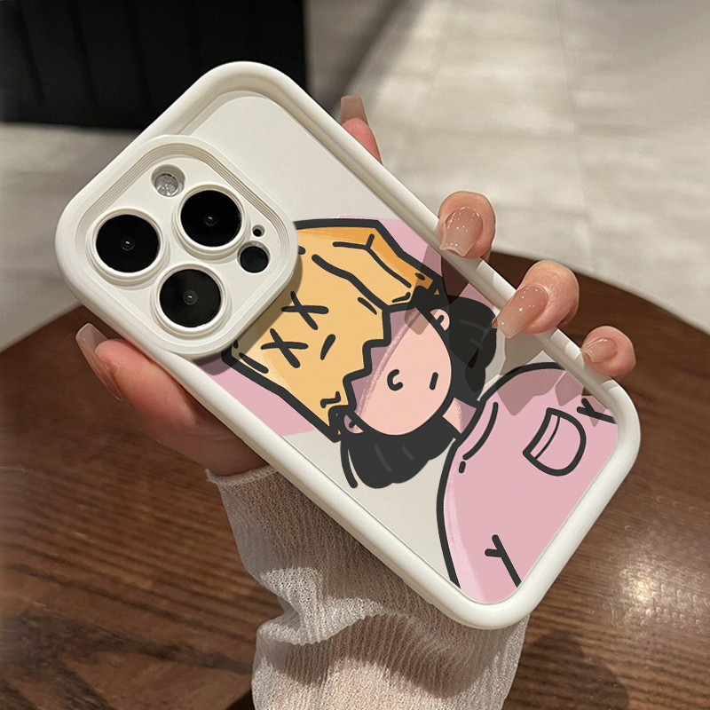 Yiwesan Ốp cho Xiaomi Redmi Note 9 Note 9S Note 9 Pro 10x POCO M2 Pro Ốp lưng hoạt hình sáng tạo họa tiết con gái bé trai thiết kế mới Ốp điện thoại chống sốc Silicone vỏ mềm bao gồm tất cả bảo vệ ống kính máy ảnh