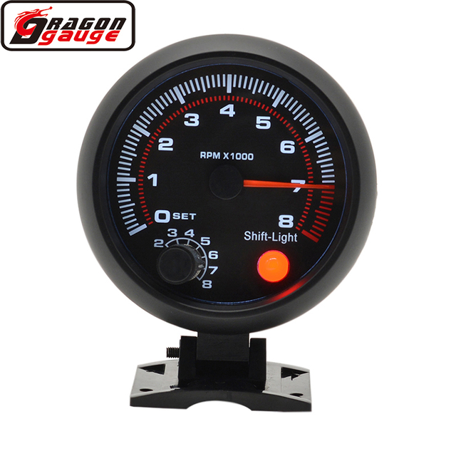 NEW 【Innovative design】3.75 Inch 80mm Auto Racing Car 0-8000 Rpm Gauge ...