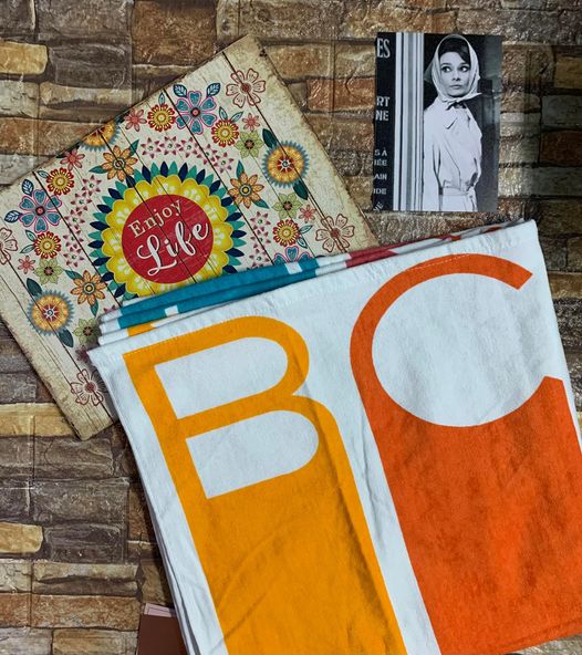 BCBG Striped Palm Logo in Dripping Stripes BEACH Towels Lazada PH