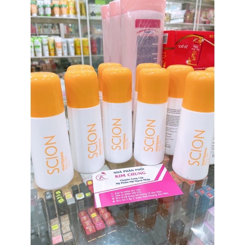 Lăn Khử Mùi Scion Whitening Roll On 75ml