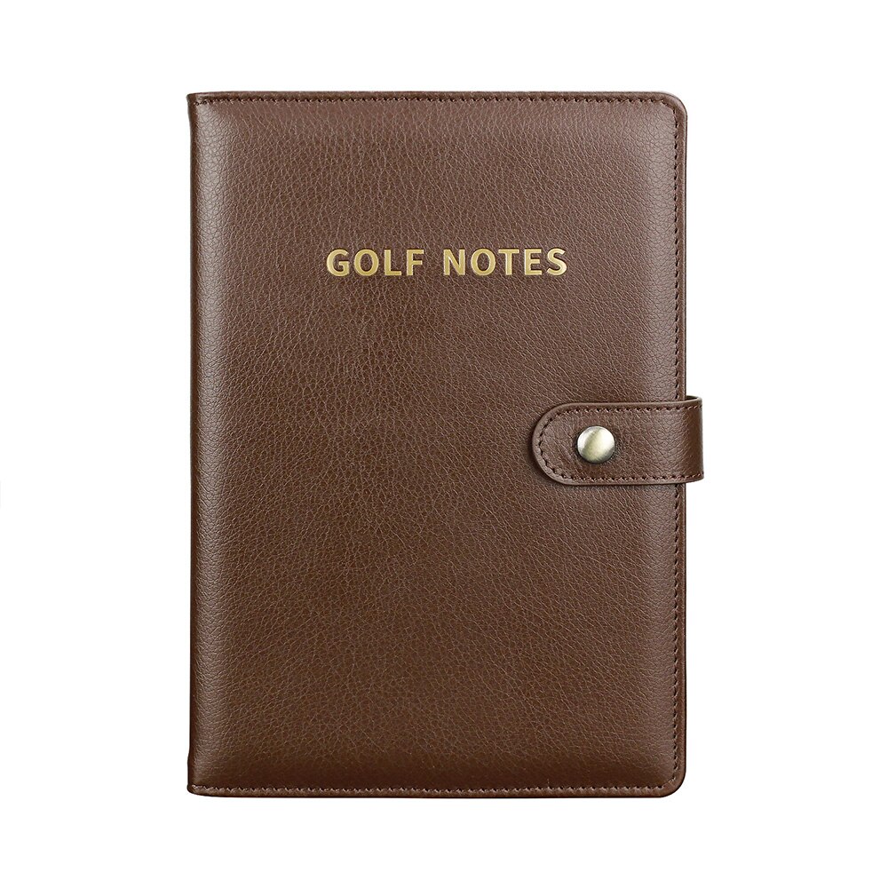 Leather Golf Scorecard Holder Golf Yardage Book With 200 Pages Included Golf Scorecard Cover& Paper Perfect Gifts For Golfer