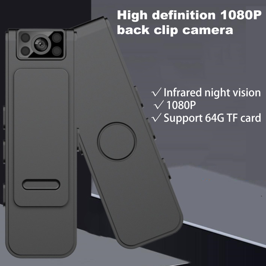 1pc L8 Body Camera Mini Digital HD Camera Mini Camera M-agnetic Motion Snapshot Loop Recording Camera Video Camera