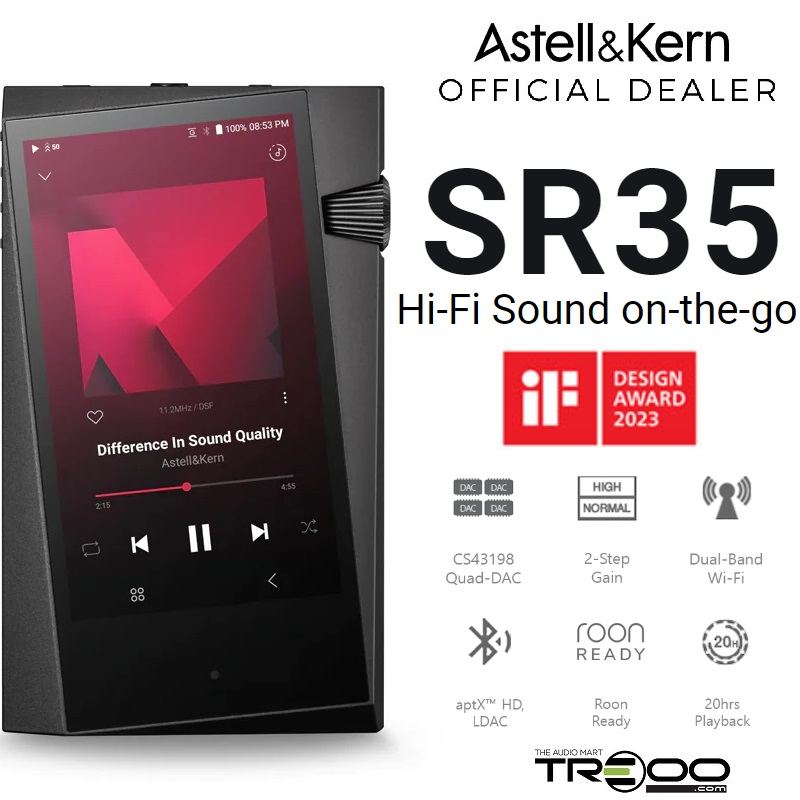 Astell&Kern A&norma SR35 MQA Digital Audio Player | Lazada Singapore