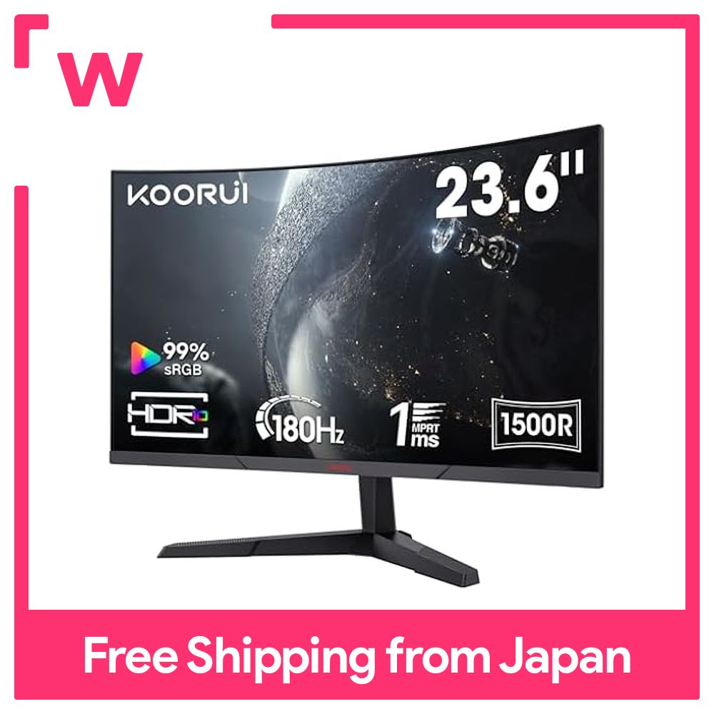 KOORUI 24E6C 24型 ゲーミングモニター .: KOORUI