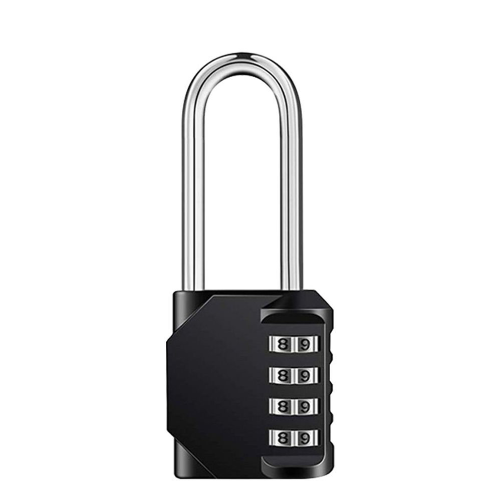 SARAHBOWSH High Security Waterproof Suitcase Outdoor Coded Lock Long Shackle Padlock 4 Digit Number Combination Lock